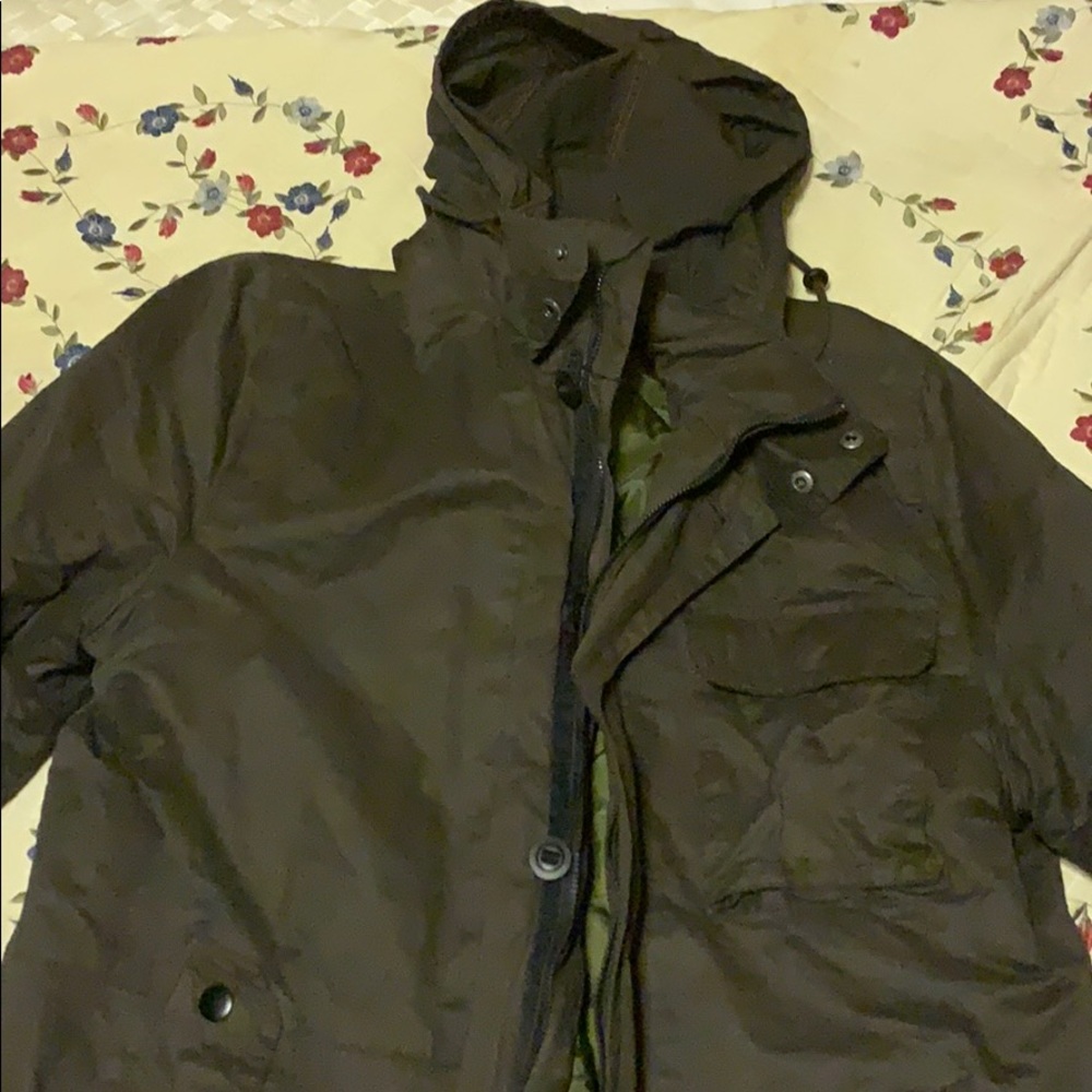 Coat waxed canvas